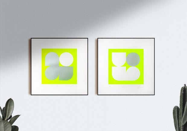 ‘Aerobic II’ (Green and Grey) by Alastair Keady