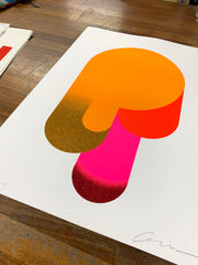 'Maxi-Disco' by Alastair Keady (Orange/Red/Pink)