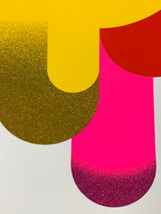 'Maxi-Disco' by Alastair Keady (Yellow/Red/Pink)