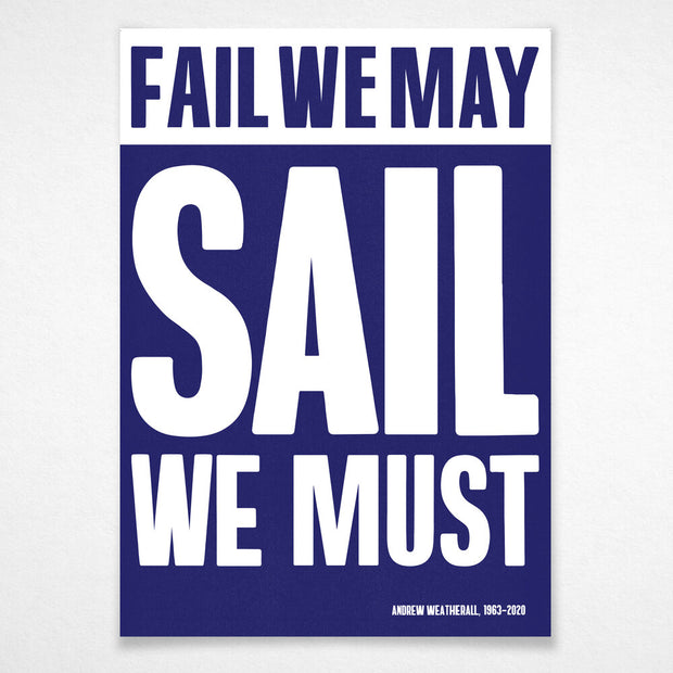 'Sail We Must' (A2)