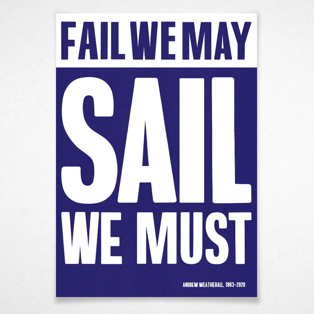 Sail We Must' (A1)