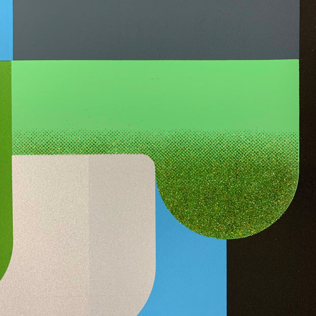 'Discothèque' by Alastair Keady (Blue/Green/Black)