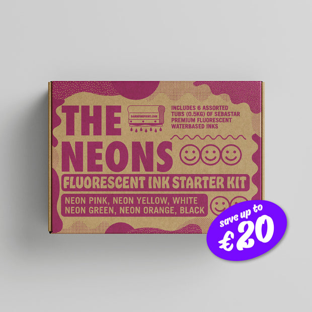 Screenprinting Ink Fluorescent Kit — The Neons